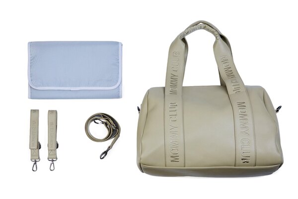 Childhome Mommy Club Nursery Bag Vegan Leather Green - Childhome