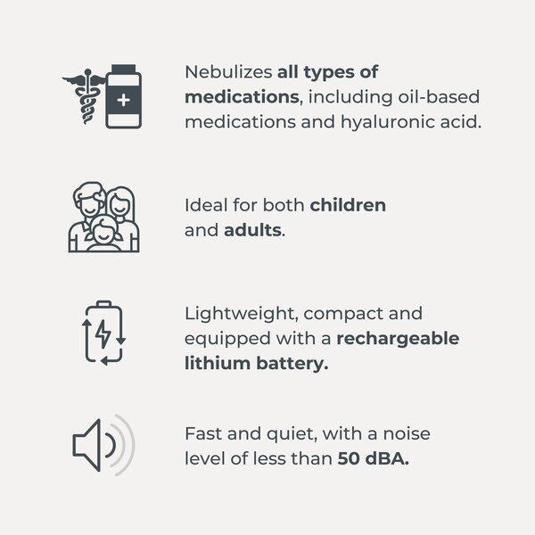 Nuvita Portable Compressor Nebuliser - Nuvita