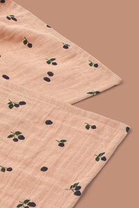 Liewood burp cloth 65x65cm, Mini whale/Sandy - Liewood