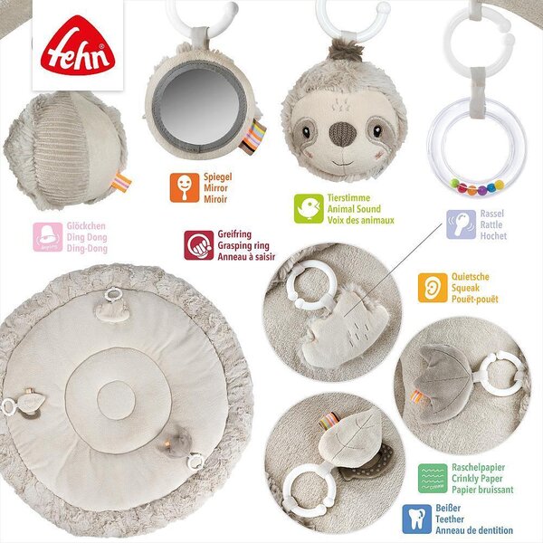 Fehn 3-D развивающий коврик, Sloth - Fehn