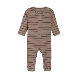 Fixoni Romper LS w. Feet Rib - NAME IT