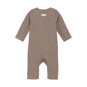 Fixoni Romper LS Melange Rib - NAME IT