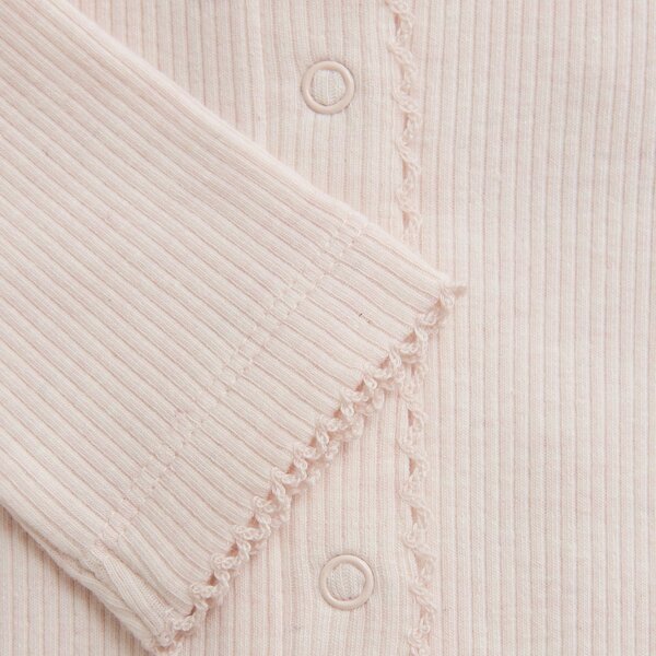 Fixoni Romper LS Melange Rib - Fixoni