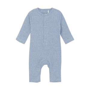 Fixoni Romper LS Melange Rib - NAME IT