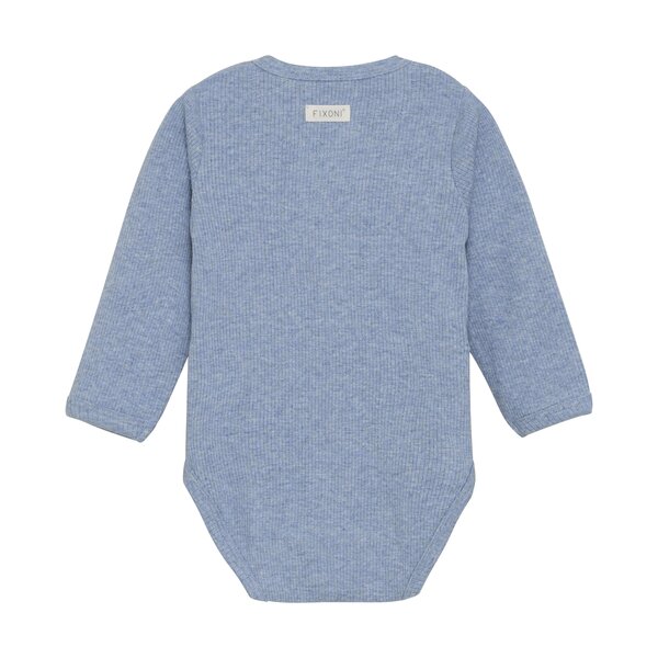 Fixoni Wrap Body LS Melange Rib - Fixoni