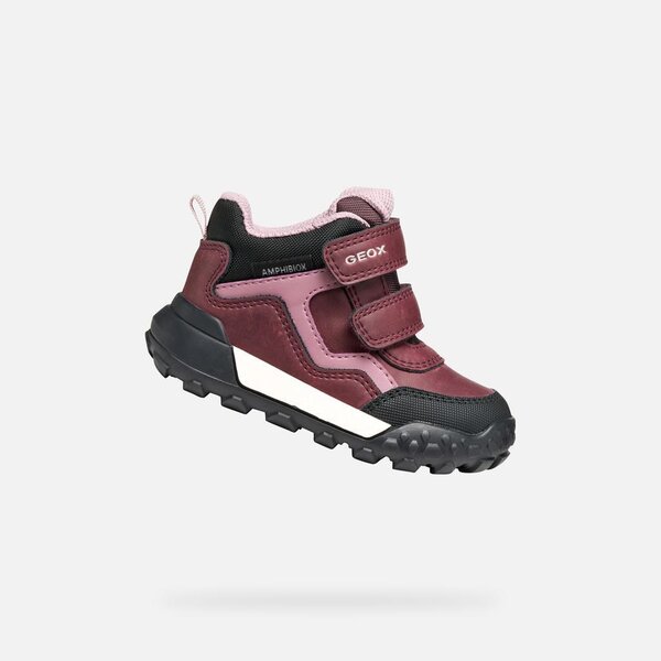Geox boots B trekkyup Burgundy/Rose - Geox