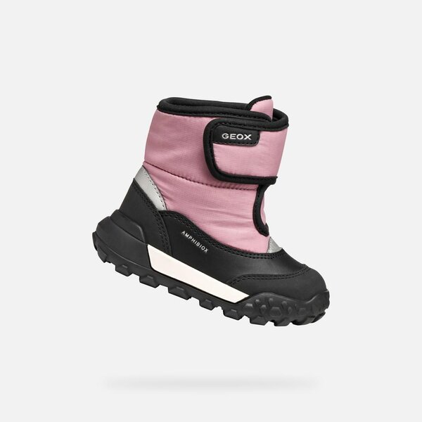 Geox boots B trekkyup Black/Rose - Geox