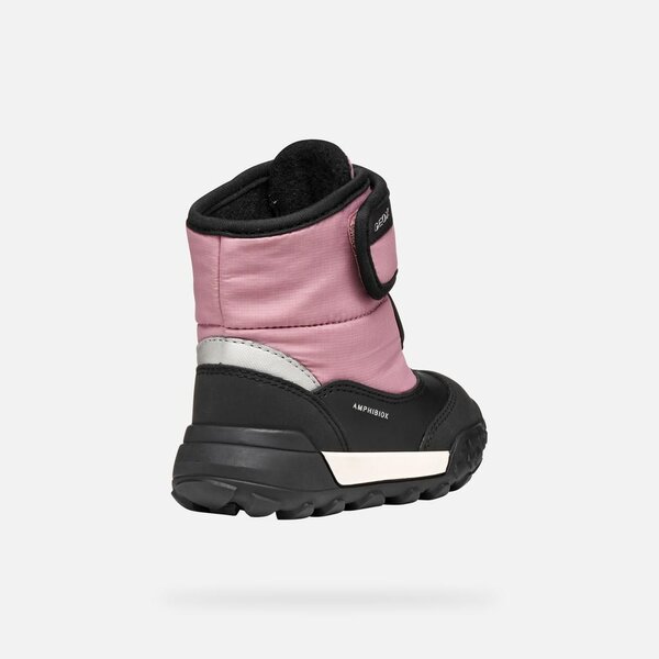 Geox boots B trekkyup Black/Rose - Geox