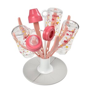 Beaba Flower foldable drain rack Pink - Beaba