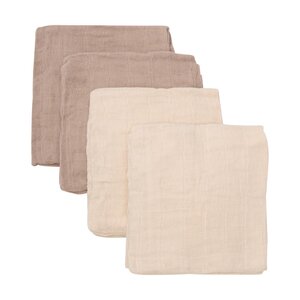 Pippi Cloth Muslin solid 65x65cm (4-pack) - Pippi