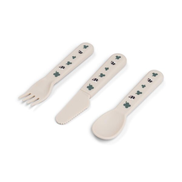 Done by Deer Foodie cutlery set Foodie Tiny farm Sand - Done by Deer