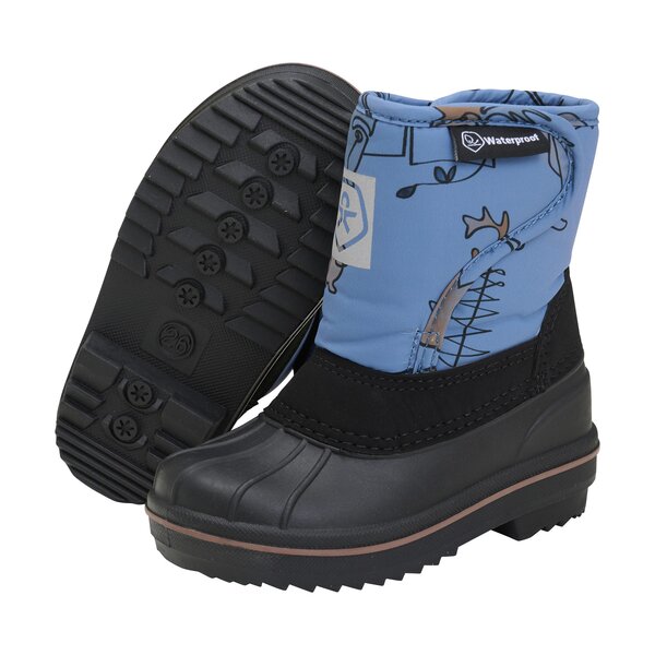 Color Kids Boots w. wool & WP, AOP - Color Kids