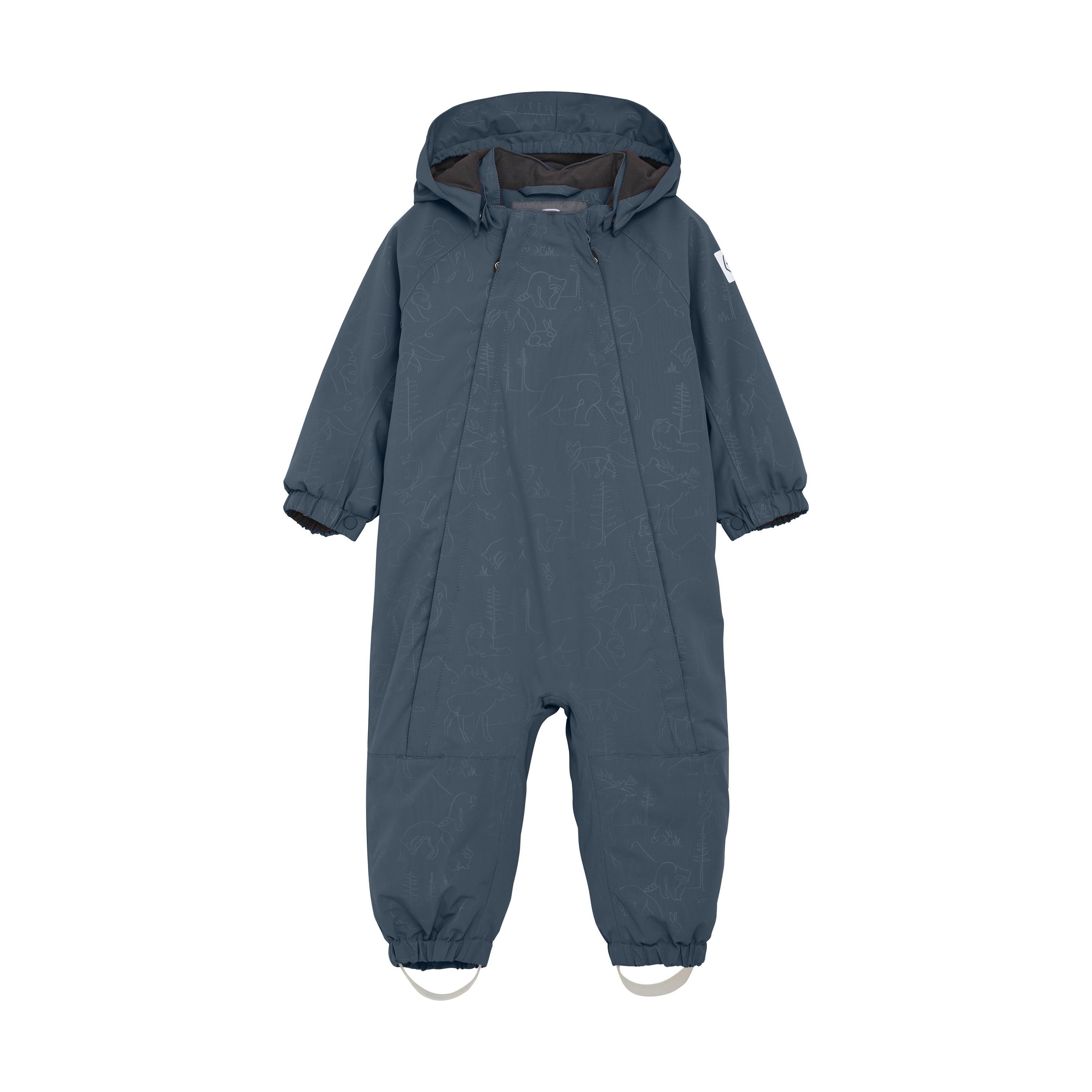 Color Kids Baby Coverall W. 2 ZIP- Embos - Color Kids