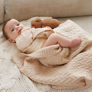 BabyOno merinovillast tekk 75x100cm, Beige - BabyOno