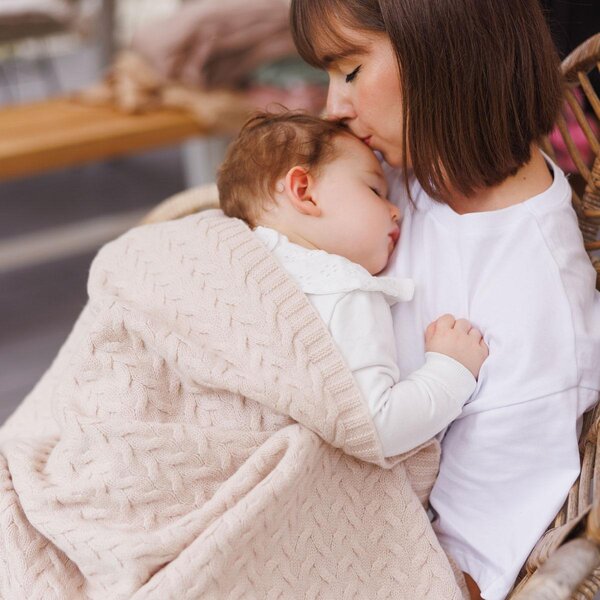 BabyOno merinovillast tekk 75x100cm, Beige - BabyOno