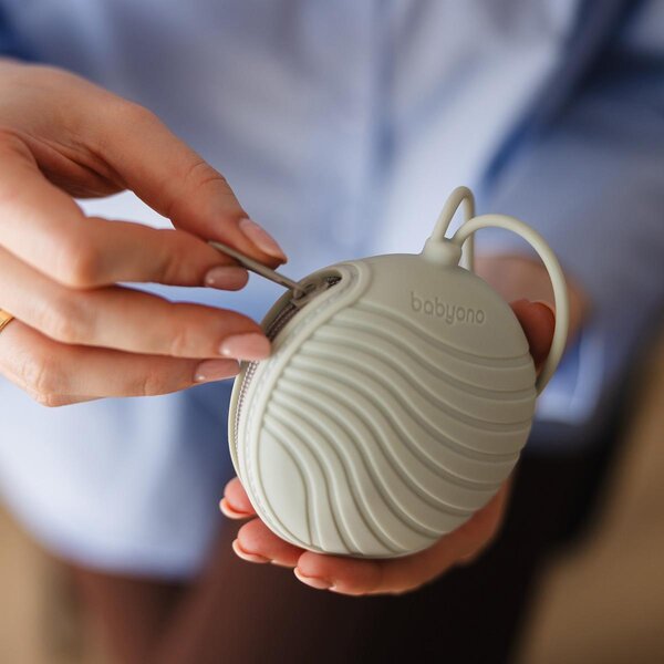 BabyOno silicone soother case Blue - BabyOno