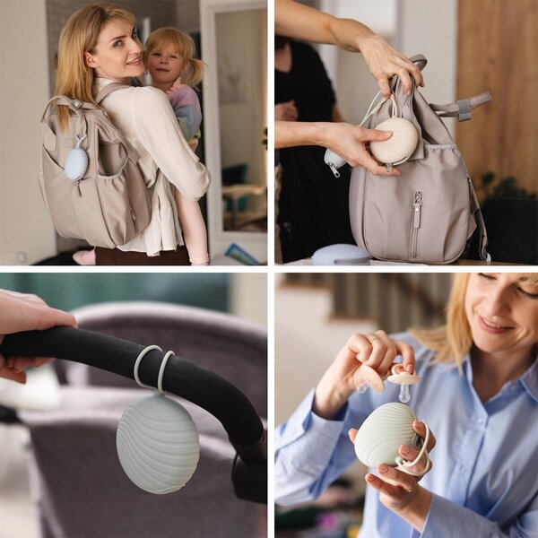 BabyOno silicone soother case Blue - BabyOno