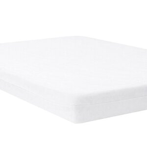 Tinynord 2in1 Fitted Sheet & Protector 60x120cm, White  - Tinynord