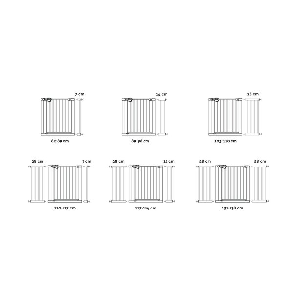 Tinynord gate extension GIA 14 cm
 - Tinynord