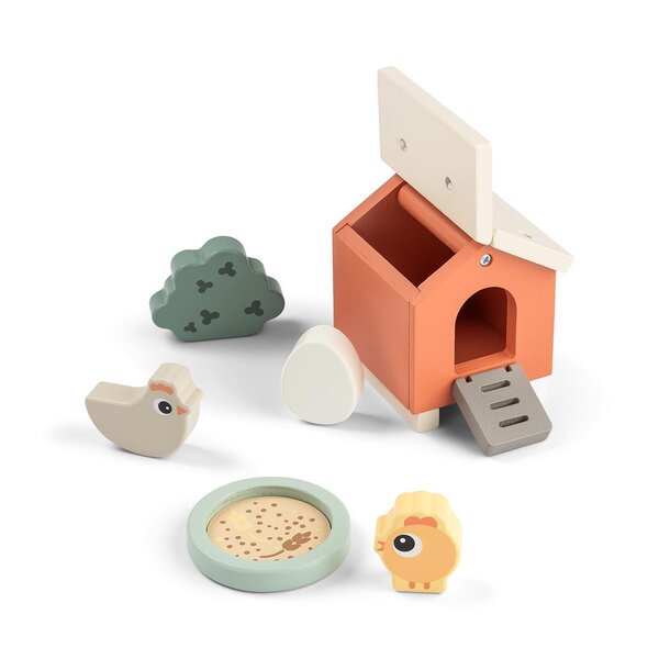 Done by Deer деревянная игрушка Tiny farm play set Clucky - Done by Deer