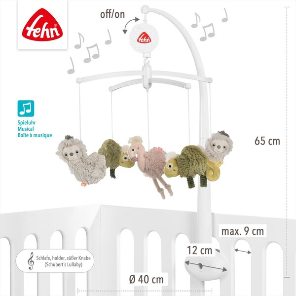 Fehn musical mobile Lazy, Crazy & Pink - Fehn