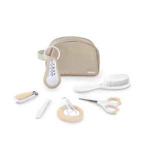 Beaba Toiletry pouch 7 accessories Clay - Beaba