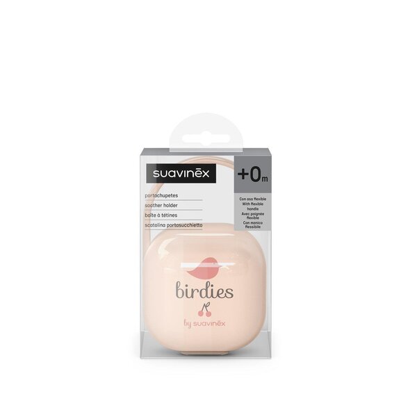Suavinex soother case Birdies Pink - Suavinex