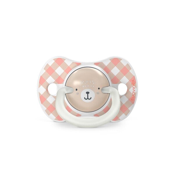Suavinex symmetrical soothers 2pcs, 6/18m Wild & Free Pink - Suavinex