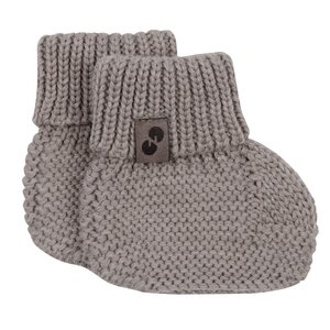 Nordbaby Knitted Merino Booties Papsu 0--3M Beige - Nordbaby