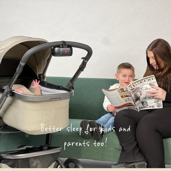 Zazu ROBBY Baby rocker with cry sensor Terracota - Zazu