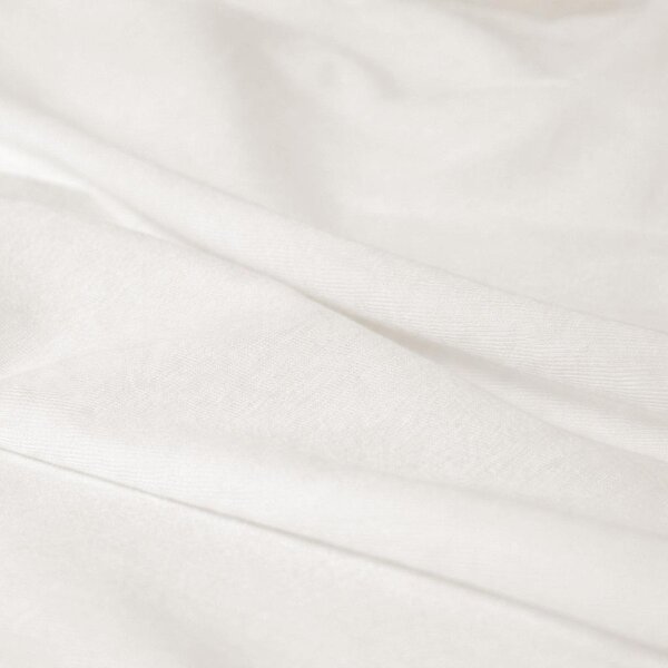 Tinynord bamboo fitted sheet 60x120cm, White - Tinynord