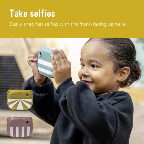 Zazu Fun Digital Camera for Kids with Printer Yellow - Zazu