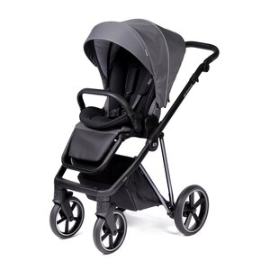 Tinynord Lux stroller set Deep Green, Chrome Black - Tinynord