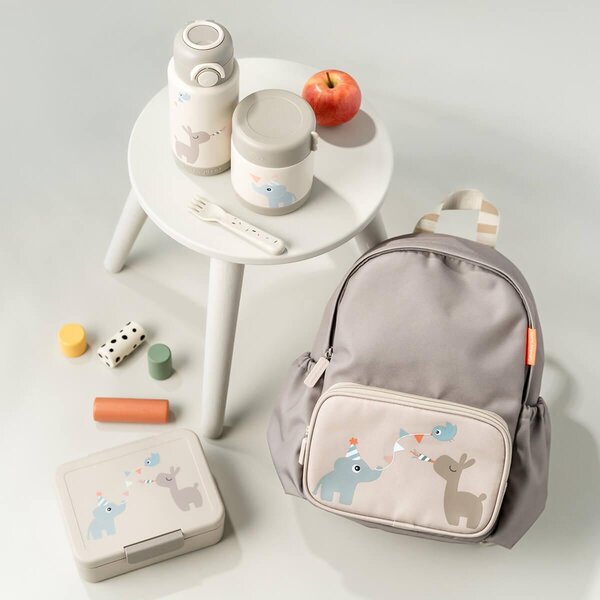 Done by Deer Insulated food jar Celebration 300ml Sand - Done by Deer