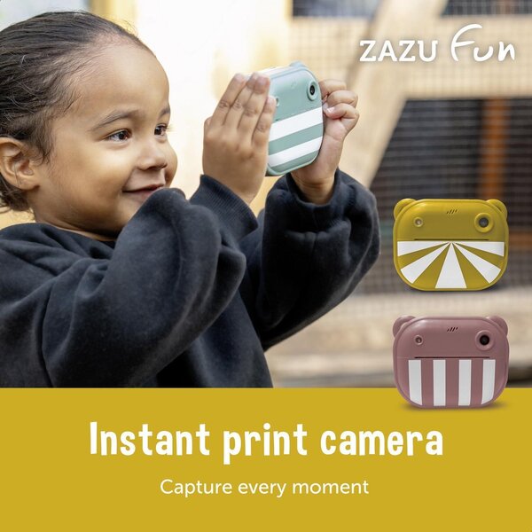 Zazu Fun Digital Camera for Kids with Printer Pink - Zazu