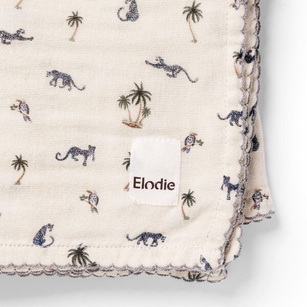 Elodie Details bambusest musliin tekk 80x80cm, Garden Leos Resort - Elodie Details