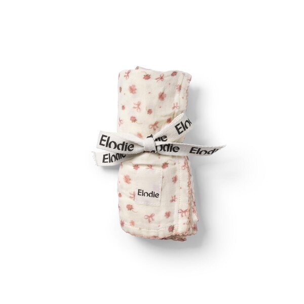 Elodie Details bambusest musliin tekk 80x80cm,  Petit River Rose - Elodie Details