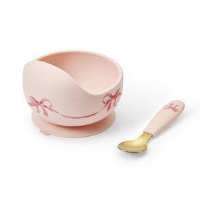 Elodie Details Silicone Bowl Set Rosy Bow - Elodie Details