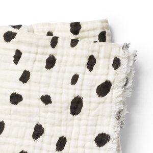 Elodie Details soft cotton blanket 75x100cm, Dalmatian Dots Grande - Elodie Details