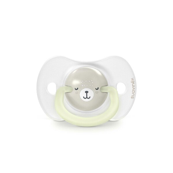 Suavinex symmetrical soothers 2pcs, 6/18m Wild & Free Grey - Suavinex