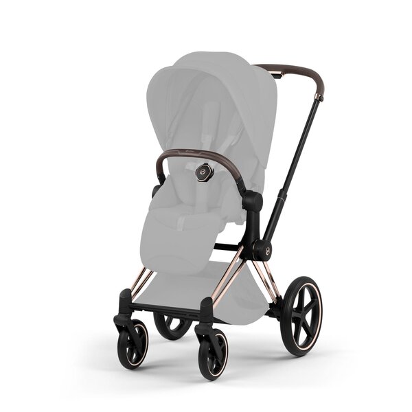 Cybex Priam Style stroller set Sepia Black, Frame Rose Gold - Cybex