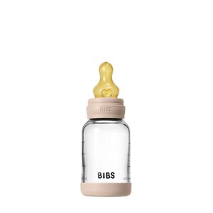 Bibs glass baby bottle, 120ml Slow Flow Blush - Bibs