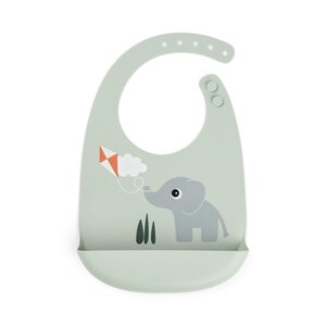 Done by Deer silicone bib Playground Green - Done by Deer