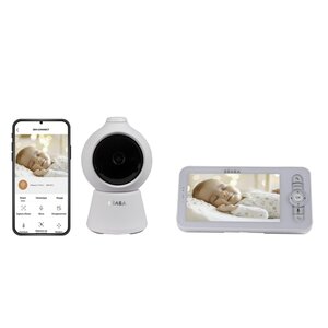Beaba Zen Smart AI video baby monitor, no plug White - Beaba