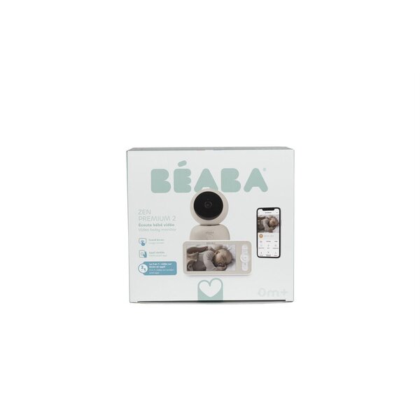 Beaba Zen Premium video baby monitor, no plug Clay - Beaba