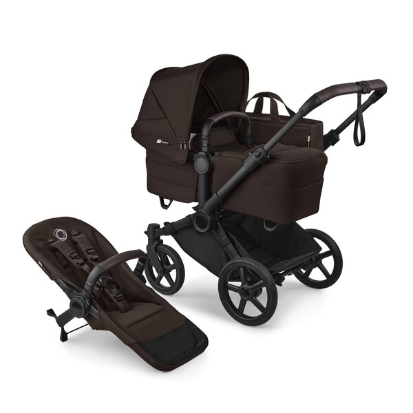 Bugaboo Donkey 6 double stroller set Cocoa Brown - Bugaboo
