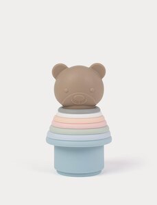 Teddykompaniet silicone stacking toy 27cm, Teddy bear - Teddykompaniet
