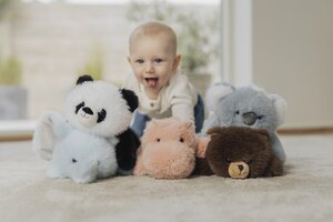 Teddykompaniet soft toy 30cm, Soft Squad Hippo  - Teddykompaniet