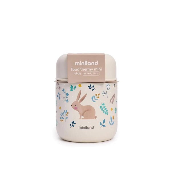 Miniland Insulated food jar 280ml, Thermy Mini Rabbit - Miniland