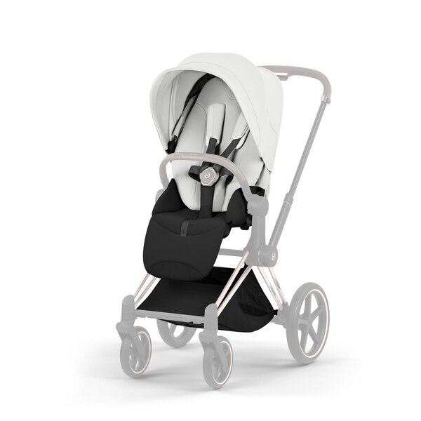 Cybex Priam Style stroller set Off White, Frame Rose Gold - Cybex